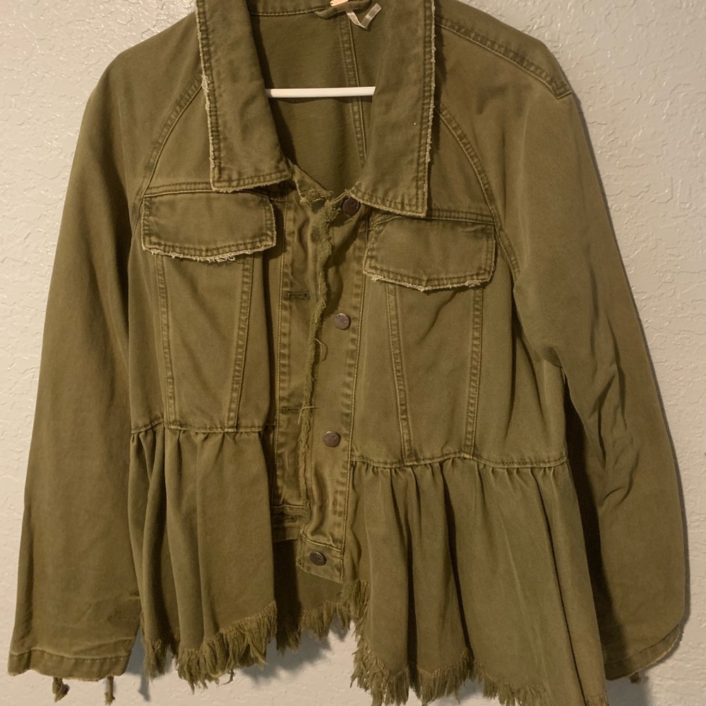 Free people army jacket